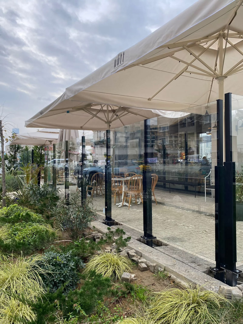 Wind Breaker Glass System